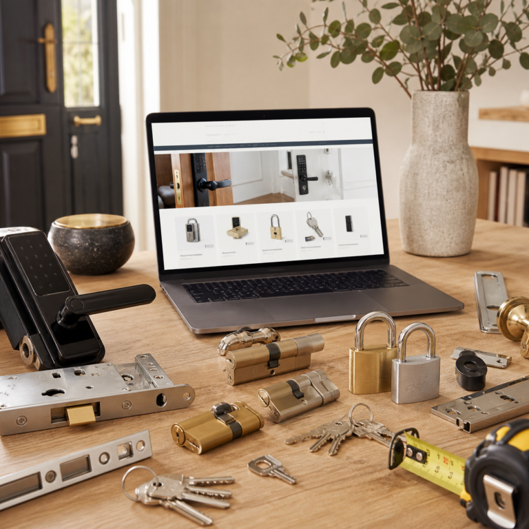 Lock & Key online locksmith products including euro cylinder locks, key cutting, padlocks, digital locks and home security hardware.
