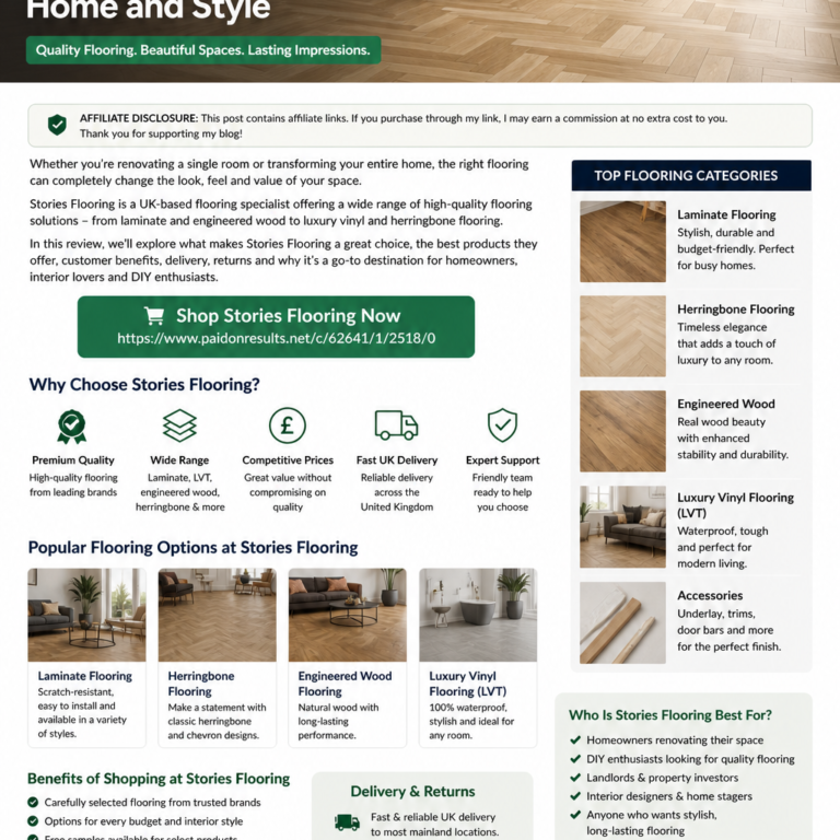 Stories Flooring home interior featuring herringbone flooring, laminate, LVT samples and modern flooring inspiration.